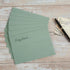 Wishop Pack 100 Sage-Green Self Seal Envelopes for Wedding, Party Invitations, Greeting Cards, Announcements, 4 x 6