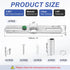 4" 6 Set 1/4IP Set Packs PATIKIL Light Crossbar Kit, Universal Light Fixture Mounting Bracket with Tap Center Hole
