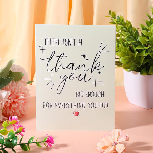 KFHENSOMR 2Pcs Funny Thank You Card with Red Envelope, Appreciation Greeting Card for Friends, Teacher, Boss, Him