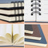 EUSOAR B5 Spiral Journal Notebook, 3 Pack, 7.3"x10.2", 120 Pages, Hardcover Lined Travel Writing Notebooks