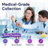 (2PK)- 4 oz. Sterile Urine Specimen Cups with Lids Sample Urine Cups for Specimen Collection - Individually Wrapped