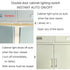Yogcow 12V/24V 6ft Closet Door Open Automatic Turn On/Off Light Switch, Motion Sensor with Extension Cable for Cabinet