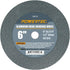 POWERTEC 15515 Bench Grinder Wheel, 6 Inch x 3/4 Inch, 60 Grit Aluminum Oxide, 1/2 Arbor, 1 Pack
