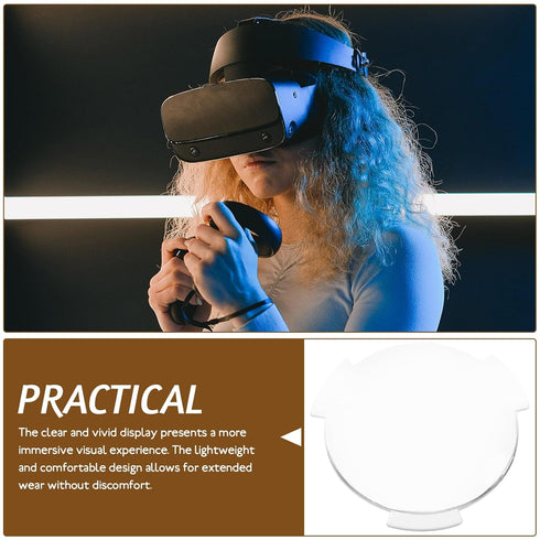 20 Pack 25mm 45mm Biconvex VR Lenses, x Focal Length Double Convex Lens, Flanged Winged Design for DIY Virtual Reality