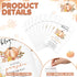 Fumete 100 Pcs Baby Shower Packet Favors - Pumpkin Self Adhesive Kraft Packets for Baby Shower Party Gifts