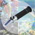 VGVGV 0-10% 1.000-1.070 Brix Refractometer, Seawater Refractometer ATC Salinity Salt Specific Gravity Seawater