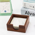 MultiBey Sticky Notes Memo Pad Holder Dispenser, Walnut Desk Supplies Organizer for Office, Home, Schools