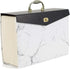 U Brands Fashion Expandable File Folder, Legal Size, 19 Pockets, Stylish Marble Print