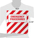UniKeep Emergency Procedures Binder, 1.5 Inch Spine with Metal D-Rings for Document Organization