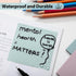 Transparent Sticky Notes, 3x3 inch, Pastel Color Clear Sticky Notes, Self-Adhesive for Annotation