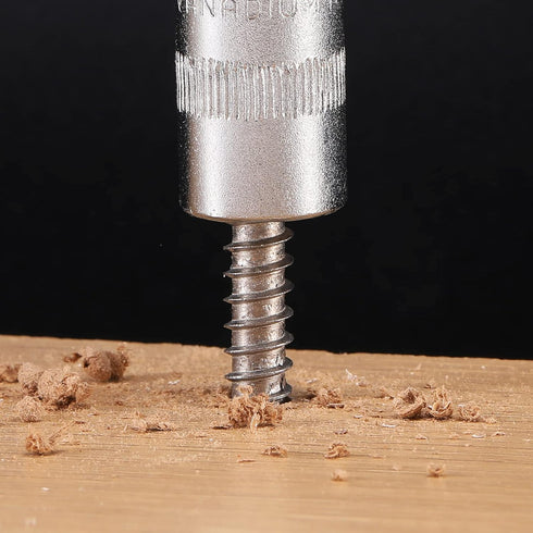 10 Pcs 3/8" x 4" Hex Head Lag Screws Bolts, 304 Stainless Steel 18-8, Partial Thread, Hexagon Head Wood Screws