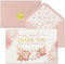 Baby Shower Thank You Cards - 50 Baby Girl Thank You Notes