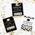 Set 6 Big Dot of Happiness Tassel Worth the Hassle - Gold - DIY Assorted Graduation Party Cash Holder Gift - Funny