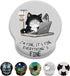 LIMKRIAN Cat Ergonomic Mouse Pad with Wrist Rest, Gaming Mouse Pad with Wrist