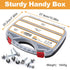 VIGRUE 300PCS Metal Roofing Screws - #10x1", #10x1-1/2", #10x2" Galvanized Hex Head Screws for Metal to Wood