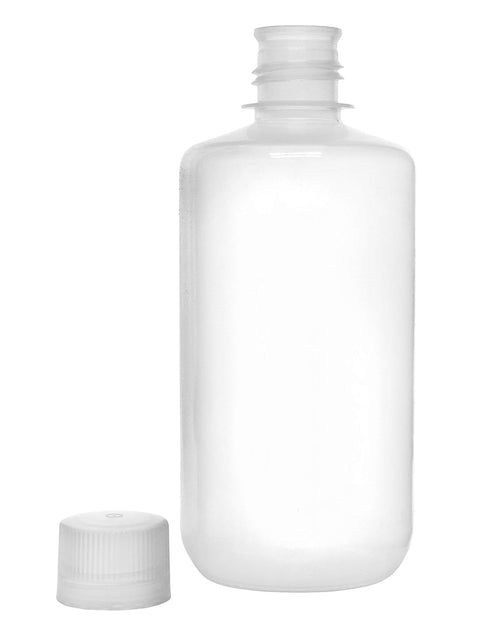 EISCO Reagent Bottle, 1000ml - Narrow Mouth with Screw Cap - Polypropylene - Translucent