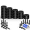 LOVIMAG 30LBS Waterproof Rare Earth Magnets, Black 24Pack Neodymium Magnets with Countersunk Hole and Screws