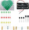 DGZZI Heart Shaped Soldering Practice Kit DIY Assembled Spare Parts Circuit Components Electronic