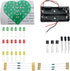 DGZZI Heart Shaped Soldering Practice Kit DIY Assembled Spare Parts Circuit Components Electronic