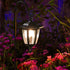 2 Pack 2 38 Inch Dynaming Solar Hanging Lights Outdoor, Solar Powered Garden Decorative Lanterns with x Shepherd Hooks