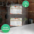 Full Size 4x6 Recipe Card Protectors: Pack of 25 Top-Loading Crystal Clear Sleeves for 3 Ring Binder