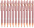 MengRan Rose Gold Pens, 12 pcs with Stylus Tip, Black Ink Medium Point Ballpoint Pens