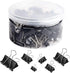 SANNIX 100 PCS Binder Clips, Assorted Sizes, X Large, Large, Medium, Small, Mini, Micro, Paper Clamps for Office Home