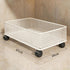 Ioensy Rolling Organizer with Wheels Mesh Rolling Cart for Office Bedroom, S