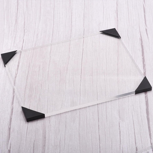 20Pcs 3x50mm uxcell Plastic Corner Protectors Triangle Shape Glass Corner Guards Cushion for Corner Protection