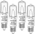 TAIYALOO JDE11 120V 50W Halogen Bulb (Replacement E11 LED Bulb), T4 Mini