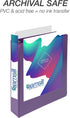 Samsill Durable 1.5 Inch D Ring Binder, Made in the USA, Purple, 4 Pack Holds 350 Pages
