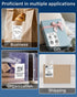 4x6 Inch Commercial+ 180 Labels/Pack iEager Thermal Labels, White Shipping Label Stickers, Grade Thermal Printer