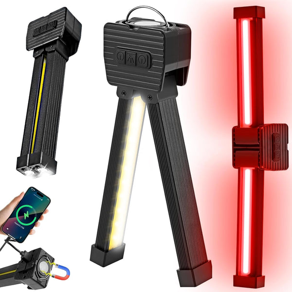 Gym Lamp, Portable Gym Lighting for Posing, Magnetic Work Light Rechargeable, Gift