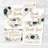 Hadley Designs 24 Floral Thank You Cards with Envelopes, Bulk Housewarming, Wedding, Baby Shower, Graduation