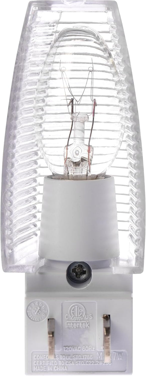 4W Bulb 4 Pack Projectpak Plug in Night Light with Manual On/Off Switch for Hallway, Kids Bedroom, Stairways Includes