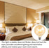 LED Bulbs 60 Watt Equivalent, 2 Pack, 6W G125 LED Globe Bulbs, Antique Vintage Amber, E26 Standard Base