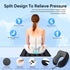 bhgwqci 3D Travel mat - inflatable bubble design, used for car/office/airplane seat cushion, equipped with storage