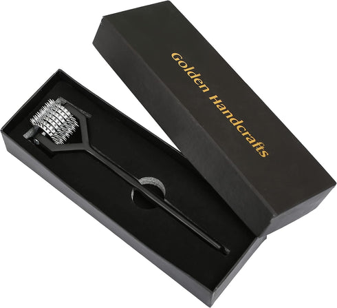 Wartenberg Neuro Pinwheel Stainless Steel 7 Head Diagnostic Instrument Pin Wheel - Black Coated