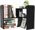 PAG Desk Organizer, Adjustable Desktop Shelf, Small Table Bookshelf, Black