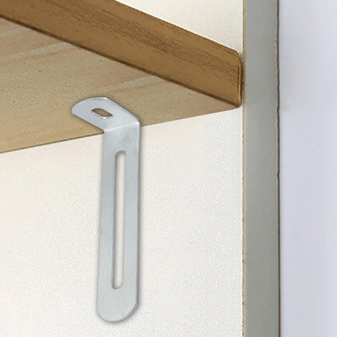 AUXBC 3"x1.2"x0.6"Adjustable 90 10Pcs Right Angle Brackets Metal L Bracket Heavy Duty Degree Corner Fastener L-Shape