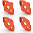 8 Radius Corners Router Jig Templates, High Hardness ABS+CNC for Woodworking Routing