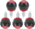Pull Pin Spring Pins 5pcs 50x45mm M16 Fitness Pop Pull Pin Knob Release Synthetic Cardboard Handle (Red)