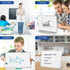 TSJ OFFICE Dry Erase Whiteboard - 12 X 16 Inches Portable Magnetic Whiteboard with Hooks for Office, Home, School