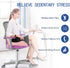 Tailbone X Large Memory Foam Seat Cushion for Office Chair,for Back Support, Relief Sciatica & Coccyx Pain Relief