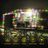 LHYLDS 200 66FT LED Solar Rope Lights Outdoor, Solar String Lights Indoor Waterproof Solar Powered Trampoline Light