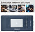 Leather Desk Mat, Non-Slip PU Desk Pad for Office and Home, Large Mouse Pad and Desk Organization (Dark Blue, 31.5"x