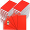 Cholemy 50 Pack Small Notepad, 3 x 5 Inch Mini Spiral Notebook, Lined Memo Pads, 75 Sheets, Red for Office School