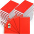 Cholemy 50 Pack Small Notepad, 3 x 5 Inch Mini Spiral Notebook, Lined Memo Pads, 75 Sheets, Red for Office School
