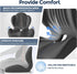 BANKQF Tailbone Seat Cushion for Office Chair and Car, L-Shaped Ergonomic Seat Cushions,Memory Foam Orthopedic Cushion