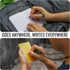 KeyUnity KP05SW Bolt Action Pen with Clip, Titanium Alloy EDC Pocket Pen, Retractable Metal Ballpoint Pen for Everyday